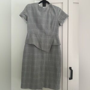 Ted Baker Monochrome Checkered Dress